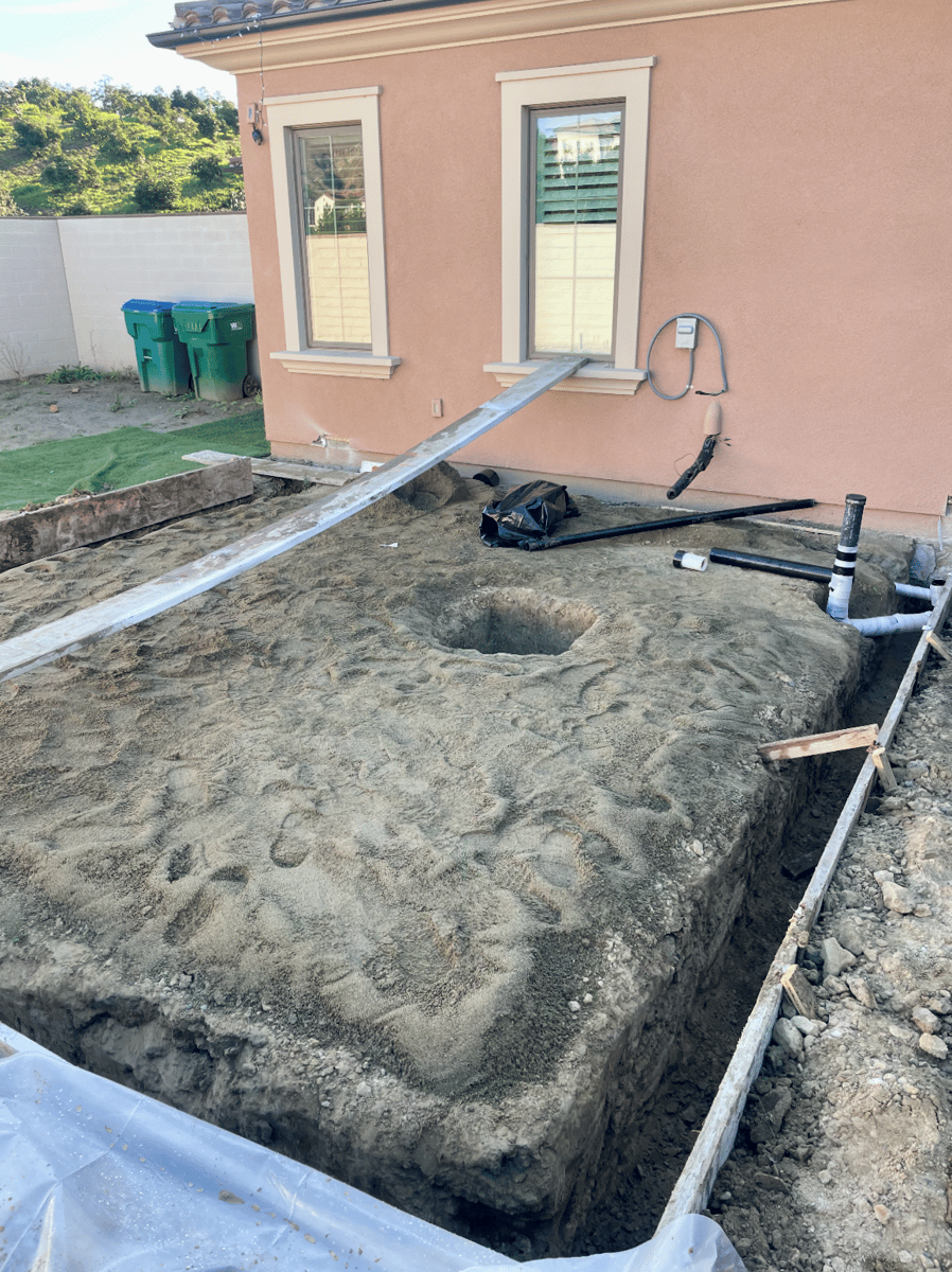 Formed foundation
